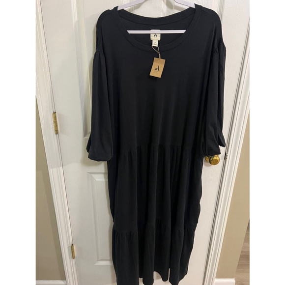 Amazon Essentials Women's Organic Cotton Fit and Flare Dress NWT 6X - Picture 6 of 13